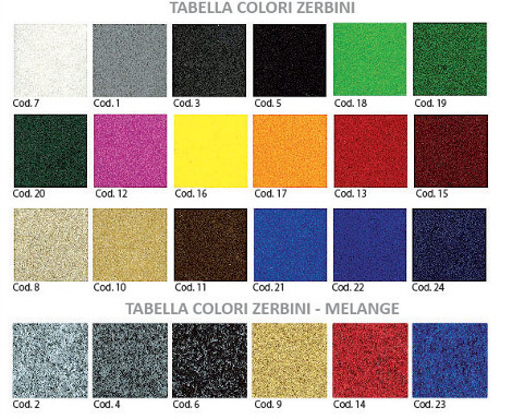 Colori Zerbini Personalizzati